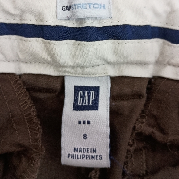GAP Women's Brown Casual Cropped Capris (#1,440) - Picture 2 of 7